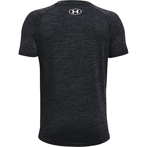 Under Armour Boys' Tech 2.0 Short-Sleeve T-Shirt , Black (001)/White , Youth X-Large #TOP1