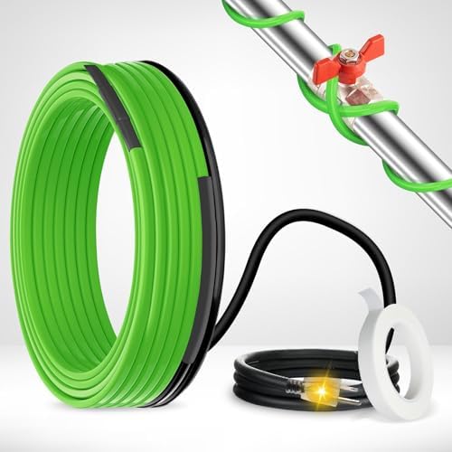 MAXKOSKO 60ft Heat Tape for Water Pipes Self Regulating Heating Cable 120V