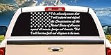 United States Armed Forces Oath of Enlistment Sticker for Car Vinyl Decal Truck Window Car Bumper...
