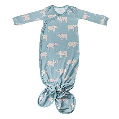 Copper Pearl Newborn Knotted Gown Peanut #TOP12