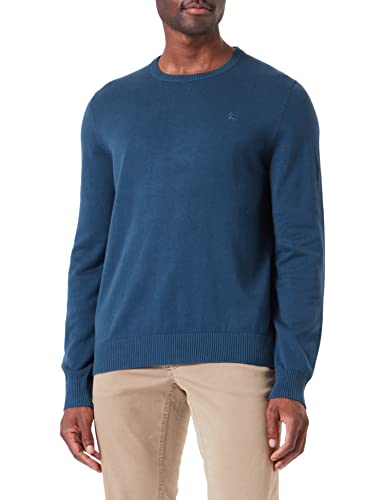Preisvergleich Produktbild LERROS Herren Rundhals Strickpullover Pullover, Indigo, 3XL EU