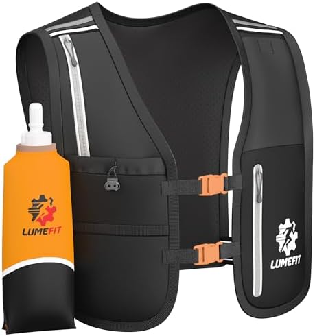 LUMEFIT Running Vest Backpack Hydration Trail Running with Phone ...