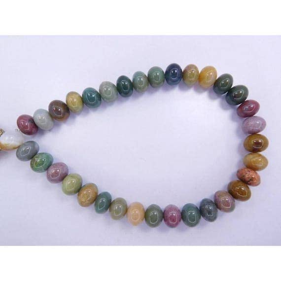 Perles de serpentine naturelle 7-8 mm pour remplacer les fausses pierres en plastique