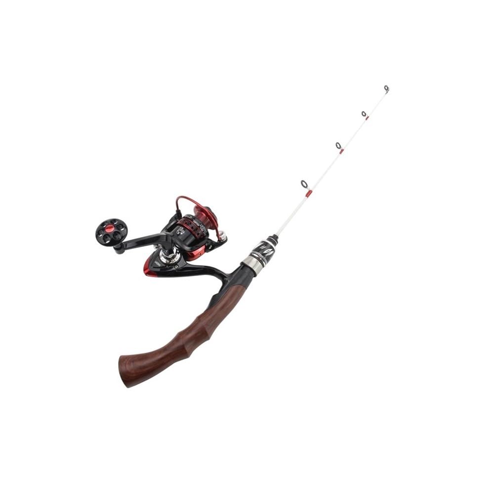 wędka Wędka do połowu zimowego 62cm, kołowrotek, wędka do połowu podlodowego, zestaw Superhard Carbon Rod i Spinning Reel sprzęt wędkarski