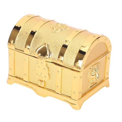 Alomejor Portacandele antico in metallo vintage, aiuto con motivo squisito - portauova per collane orecchini, base stabile per un facile accesso, materiale di stagno (GOLD)