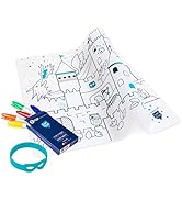 SUPER PETIT Travel Game – 6 Giochi Riutilizzabili In Silicone: Tris, Impiccato, Battaglia Navale, Forza 4, Mandala E Pixel Art – Dai 4 Anni