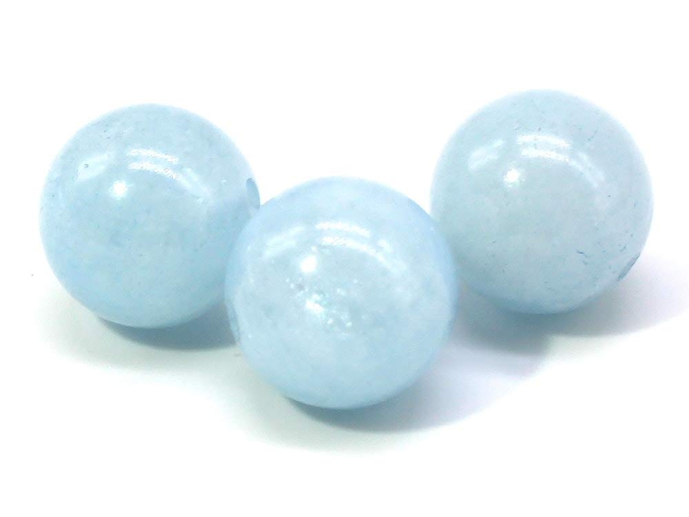 高品質アクアマリン14mm Amazon | (SAJ)1粒売り アクアマリン 14mm パワーストーン バラ