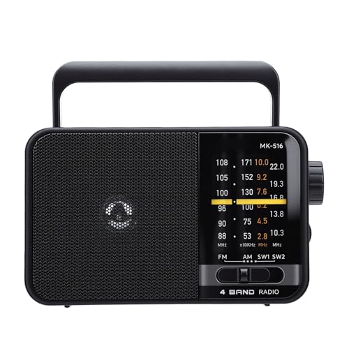 Radio portátil AM FM SW con antena retráctil y batería miniatura 5