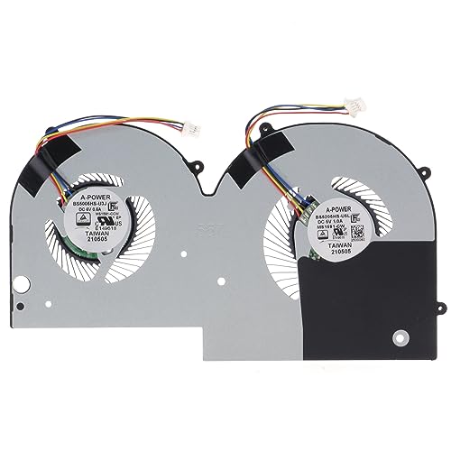 Replacement CPU Cooling Fan for MSI Summit E16 Flip Evo (A12M) Prestige 16 Evo A13M BS5005HS-U3J BS5205HS-U5L MS1591