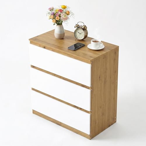 Liink1Ga Cómoda Blanca Dormitorio Ancho