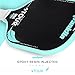 Franklin Sports Pro Pickleball Paddles - FS Tour Featherweight Series Lightweight Paddles - USA Pickleball Approved - Raw Carbon Fiber Surface - Tempo - 12mm Polymer Core - Blue