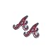 MLB Atlanta Braves Stud Earrings
