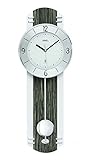 Funkfrequenz DCF 77 Funk Pendeluhr Holzdekor AMS 5294