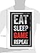Damdekoli Video Game Posters - Set of 4 - Black Red (11 x 17 Inches - Poster)