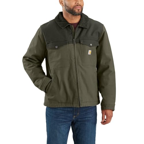 Image of Carhartt Mens Montana Rugged Flex Duck Relaxed Fit Insulated Jacket