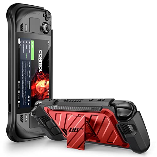 SUPCASE Steam Deck�p�ی� �P�[�X �X�`�[���f�b�L �ی�J�o�[ �l�ԍH�w�݌v ���E�ȒP �ϏՌ� �����^ �w��h�~ �L�Y�h�~ �X�^���h�t��Unicorn Beetle Pro�V���[�Y