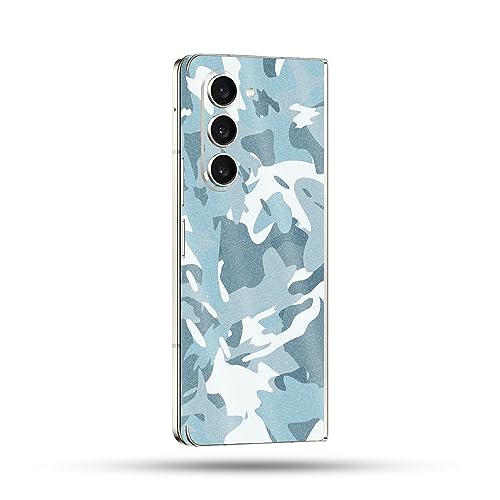 Image of MightySkins Glossy Glitter Skin Compatible with Samsung Galaxy Z Fold 5 Full Wrap - Arctic Camouflage | Protective, Durable High-Gloss Glitter Finish | Easy to Apply | Made in The USA