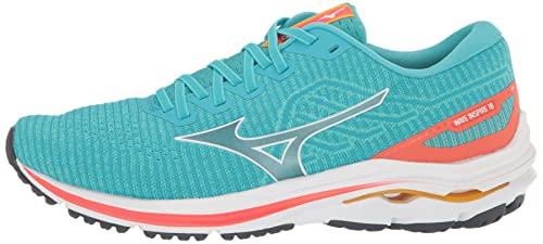 Mizuno Women's Wave Inspire 18 Running Shoe, Turquoise, 8.5 #TOP7