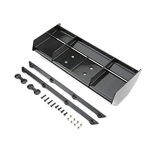 Team Losi Racing Wing and Wicker Bills, Black: 5IVE B