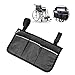 Akozon ZComfort Multifunctional Wheelchair Scooter Armrest Side Bag, Walker Hanging Pouch, Storage Organizer for Mobility Devices, Elderly, Disabled (Black)
