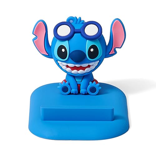 Amolaliz Phone Stand For Desk - Cute Cell Phone Holder - Compatible With All Mobile Phones, Cartoon Desktop Accessories Bedroom Decor cover