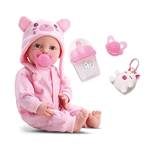 Divertoys boneca diver new born brincando de pijama menina, 4, branca