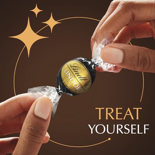 Lindt LINDOR 70% Extra Dark Chocolate Truffles, Dark Chocolate Candy with Smooth, Melting Truffle Center, Great for Gift Giving, 5.1 oz. Bag (6 Pack) - image 5
