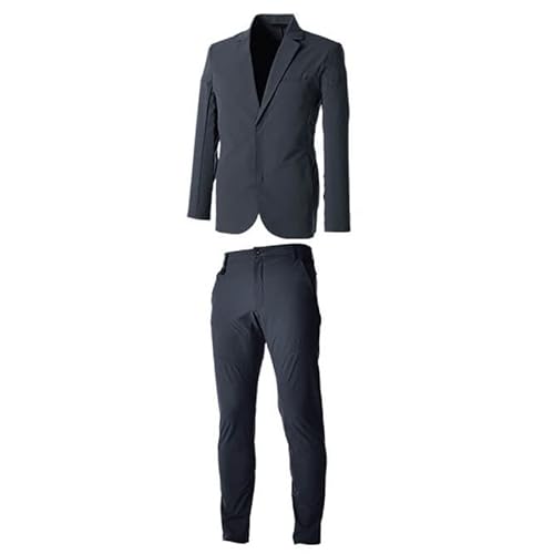 TSDESIGN 9136 9112 洗える ジャケット パンツ 上下 スーツ メンズ セットアップ 作業服 ストレッチ リモートワーク テレワーク ジャケット パンツ 洗濯 TS 4Dステルスメンズジャケット ウォッシャブル 父の日 25(チャコールグレー) 【上下】4L