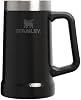 Jarra de cerveza STANLEY Stay-Chill de 24 oz | Asa grande resistente | Vaso para cerveza, sostiene 2 latas | Tarro de fiesta de acero inoxidable aislado | Libre de BPA | Acero inoxidable Negro martillado 2