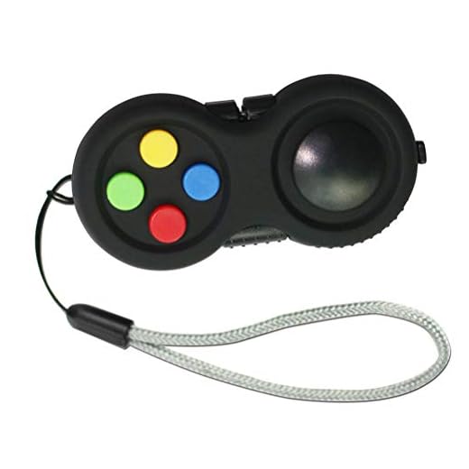 Tangshi Controle de Cam Fidget Pad, Brinquedo Fidget Gamepad, Brinquedo redutor de estresse, Gamepad de descompressão com 8 funções diferentes