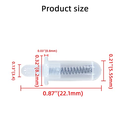 Kowibcl 20 Pcs Shutter Repair Plantation Shutter Replacement Parts Shutter Pins Replacement Plantation Shutter Repair Kit Pins, Plastic Spring #TOP1