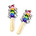 Produktbild Ogquaton 2 Stück Kinderschellen Regenbogen bunte Holzglockeninstrumente mit 10 Saiten Glocken für Babys, Mädchen und Mehrfarbig günstig und praktisch