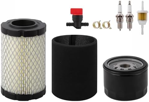 Filters with Spark Plugs Kit Fits John Deere L130 G100 G110 M133094 RC12YC 30089