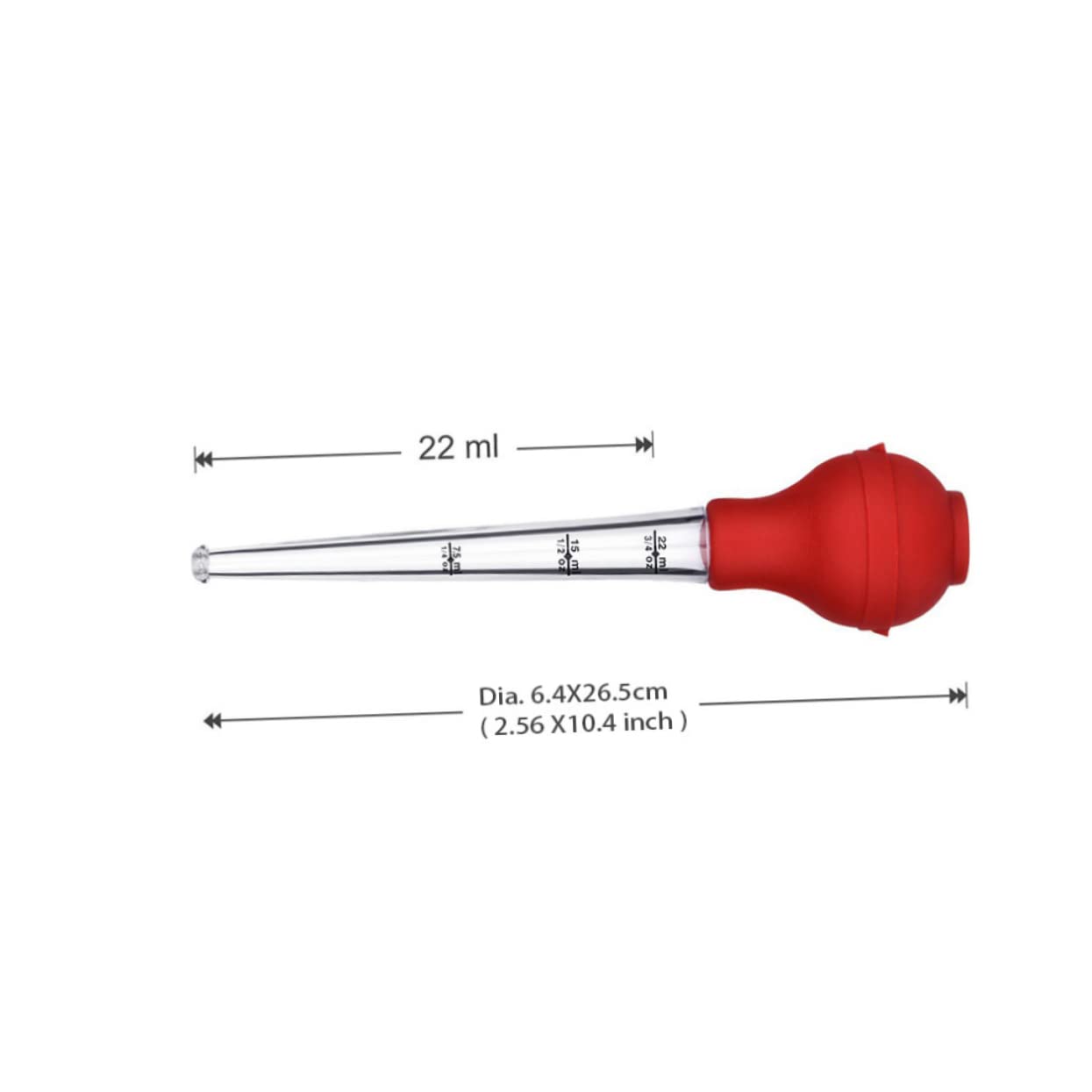 GRIRIW 4-pc Turkey Baster Set Baster Brush Injector Cleaning Brush Silicone Bulb Seasoning Injector Barbecue Tool