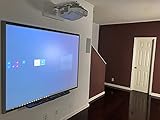 77' Interactive whiteboard with Projector Bundle for Classroom (Plug and Play)