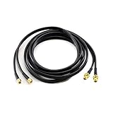 Länge: Das Kabel hat eine Länge von 10m. Hochwertiges, verlustarmes und dennoch flexibles Antennenkabel in Twin / Dual Ausführung (zwei Kabel in einem Strang)