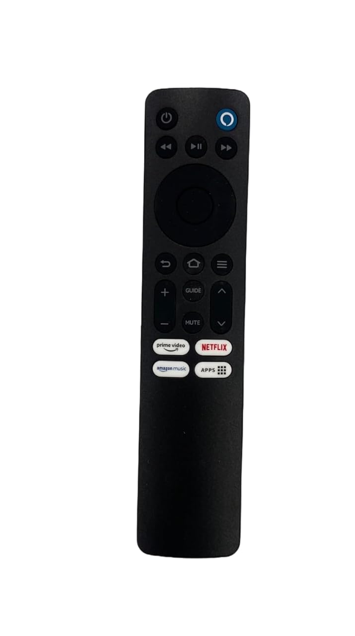 Remote Control Compatible with REDMI FIREE TV Smart LCD LED TV (Supports Voice Function) (Prime Video, Netflix, Amazon Music and Easy APPS Access) Remote Control Compatible with REDMI FIREE TV Smart LCD LED TV (Supports Voice Function) (Prime Video, Netflix, Amazon Music and Easy APPS Access)