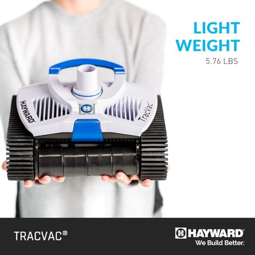 Hayward W3HSCTRACCU Tracvac Lightweight Automatic Suction Vacuum Cleaner With Hose And Valve For In Ground Swimming Pool Maintenance thumb #8