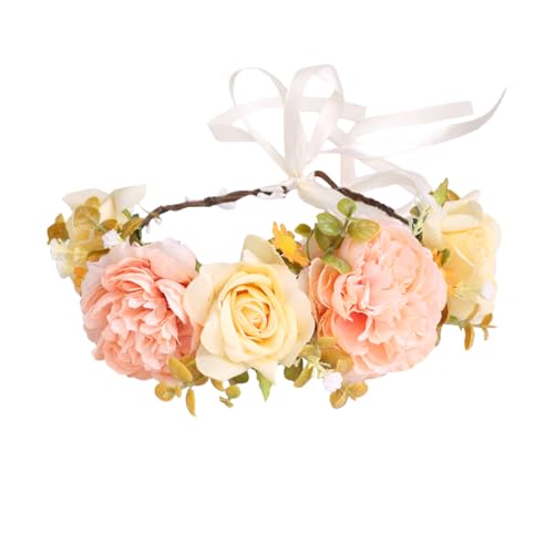 Vivivalue Fairy Floral Crown Flower Headband Woodland Elf Headpiece Women