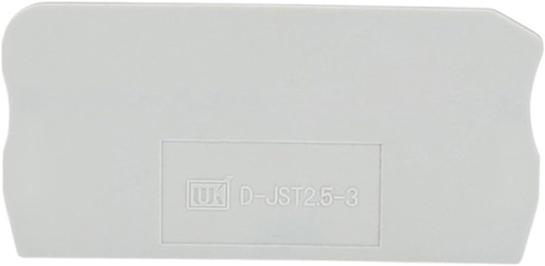 10Pcs ST2.5-TW Spring Feed-Through Terminal 3-Conductor 2.5 mm² 28-14 AWG Wire Connector DIN Rail Terminal Block ST 2.5-Twin