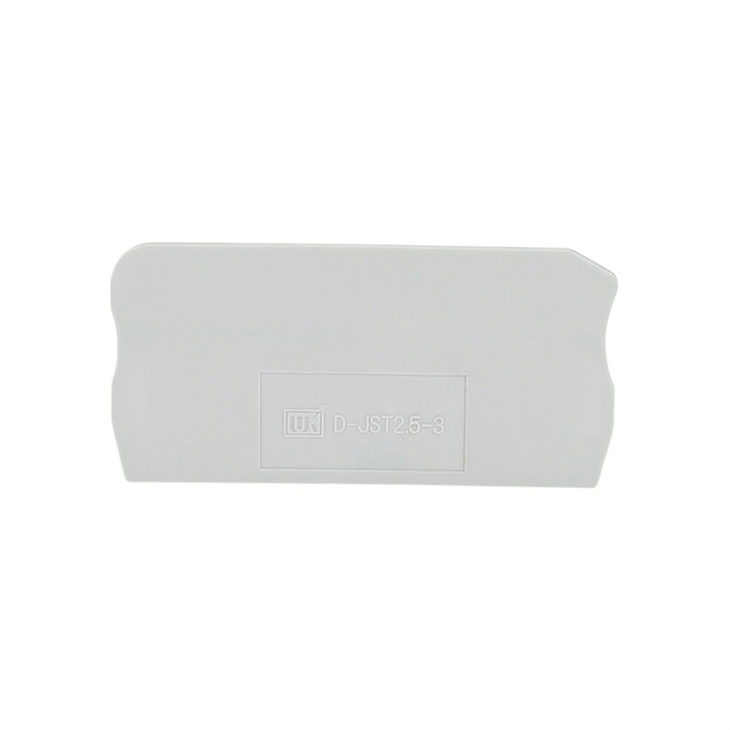 10Pcs ST2.5-TW Spring Feed-Through Terminal 3-Conductor 2.5 mm² 28-14 AWG Wire Connector DIN Rail Terminal Block ST 2.5-Twin(End Cover D-ST2.5-TW)