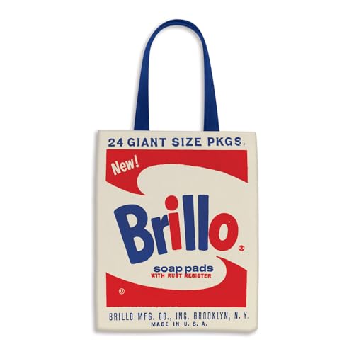 Galison Andy Warhol Brillo Tote Bag from Heavy Gauge Cotton