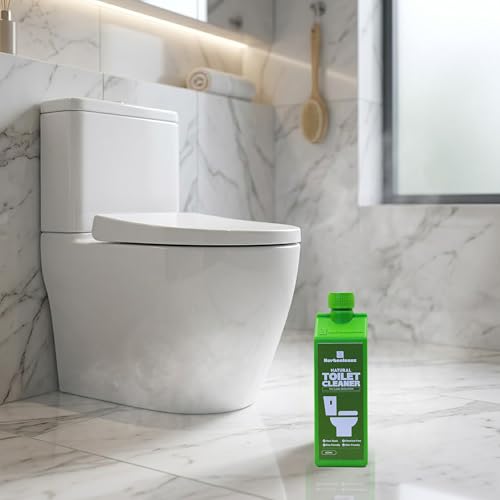 Image of Natural Toilet Cleaner 500ml Pack of 3 | Plant-Derived, Non-Toxic & Non-Corrosive Formula | Skin & Groundwater Safe | No VOC Bathroom & Commode Cleaner for All Types
