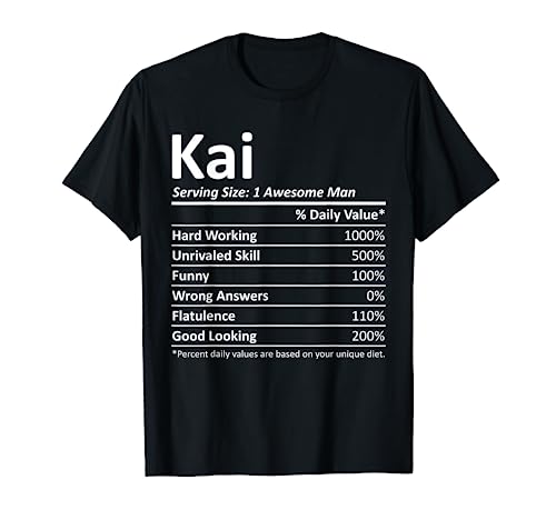 KAI Nutrition Funny Birthday Personalized Name Gift Idea T-Shirt