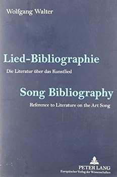 Hardcover Song Bibliography: Reference to Literature on the Art Song [German] Book