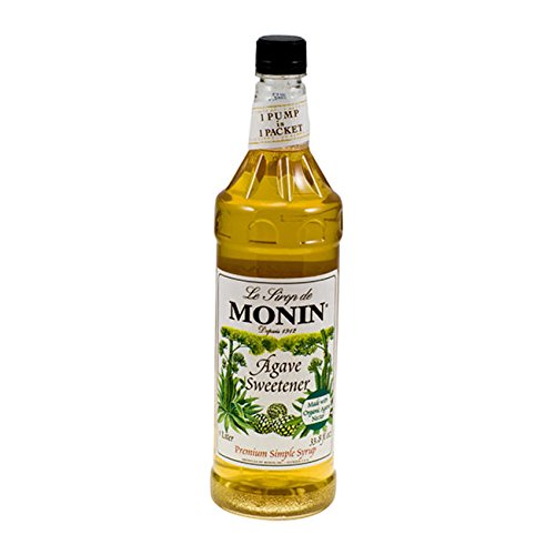 Monin Agave Nectar Premium Simple Syrup Sweetener Sugar