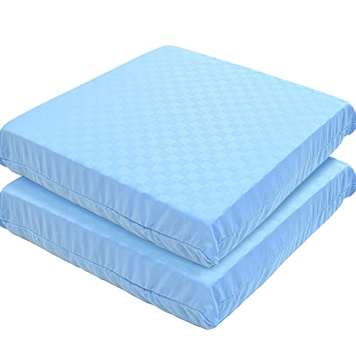 EiYU 高反発 クッション 日本製 2個 セット 45×45cm (カバー45×45 本体 40×40cm) かため AIR PRESS カラー 軽量 高反発 固反発 エアープレス 体圧分散調 硬い 固い 固定 弾力 抗菌 防臭 防カビ 清潔 座り上手