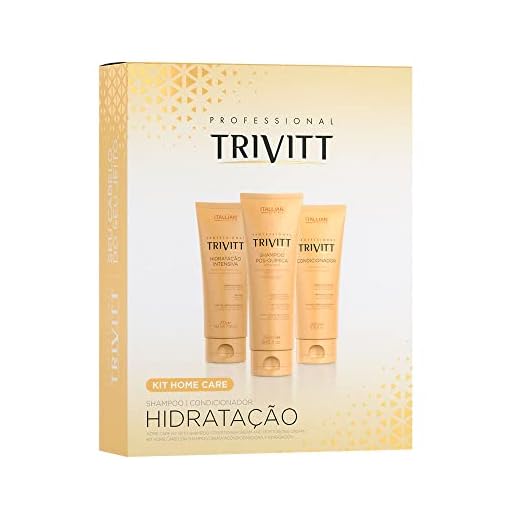 Itallian Hairtech Kit Home Care Com Hidratação Trivitt (Nova Embalagem) Cor Amarelo