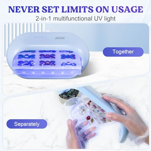 LET'S RESIN Luz UV avançada, configuração de tempo mais longo nos dois lados (2 m, 3 m, 5 m) Luz de