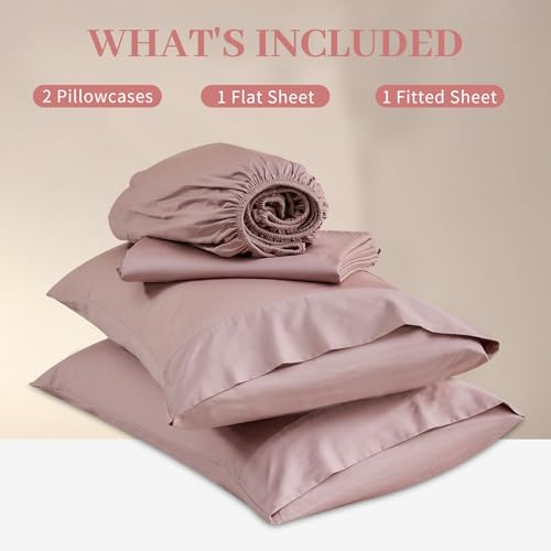 Image of Bedlifes 1000TC Egyptian Cotton King Sheets, 4Pcs, 16 inch Deep Pocket | Cooling & Breathable, Ultra Soft, Hotel Comfort, Sateen Weave, OEKO-TEX Certified, Easy-Care Machine Washable